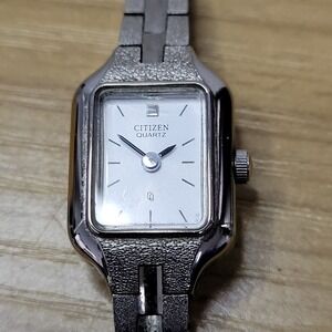Citizen Quartz 15mm Stainless Steel Womens Watch EH3850-53A Vintage Grey